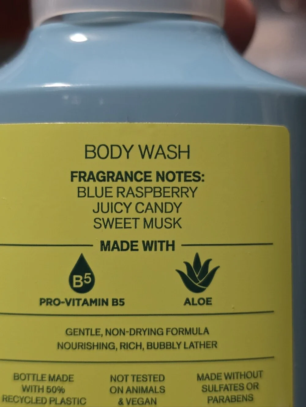 Bath & Body Works Blue Raspberry Burst Body Wash Set of 2 NEW Rare